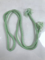 Japanese Obijime Obi Sash Kimono Accessory Silk Kumihimo Cord Mint Green OJ227