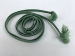 Japanese Obijime Obi Sash Kimono Accessory Vtg Silk Kumihimo Cord Green OJ228