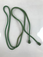 Japanese Obijime Obi Sash Kimono Accessory Vtg Silk Kumihimo Cord Green OJ229