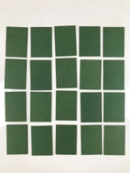 Japanese Ogura Hyakunin Isshu Traditional Poem Card Game Vtg Paper Green JK749