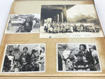 Japanese Okinawa Travel Scrapbook C1960 Vtg Photo Album Kyoto Nakasendo AB130