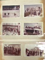 Japanese Okinawa Travel Scrapbook C1960 Vtg Photo Album Kyoto Nakasendo AB130