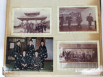Japanese Okinawa Travel Scrapbook C1960 Vtg Photo Album Kyoto Nakasendo AB130