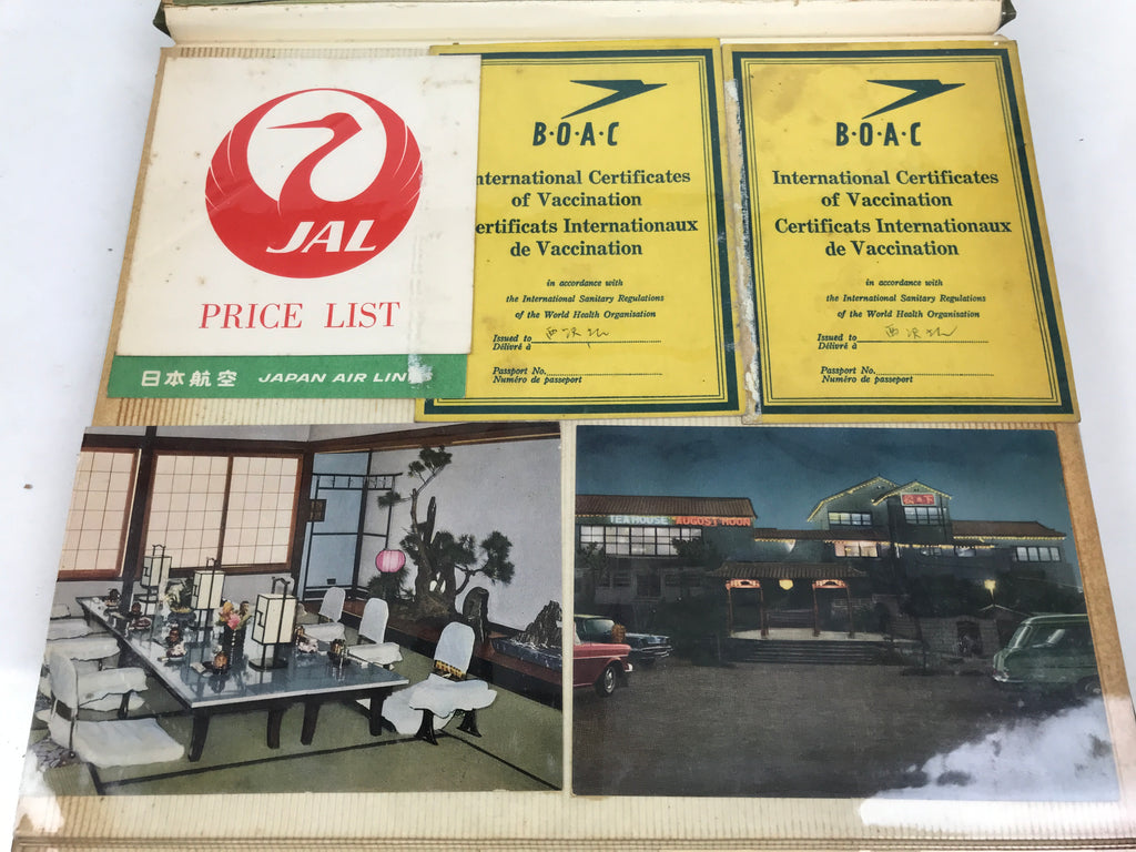 Japanese Okinawa Travel Scrapbook C1960 Vtg Photo Album Kyoto Nakasendo AB130