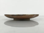 Japanese Oribe Ceramic Small Plate Kozara Pottery Green Brown Plum Blossom Y568