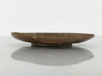 Japanese Oribe Ceramic Small Plate Kozara Pottery Green Brown Plum Blossom Y571