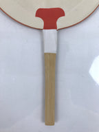 Japanese Paper Fan Fukakusa Uchiwa Bamboo Daimonji Okuribi Mountain Ukiyoe U154