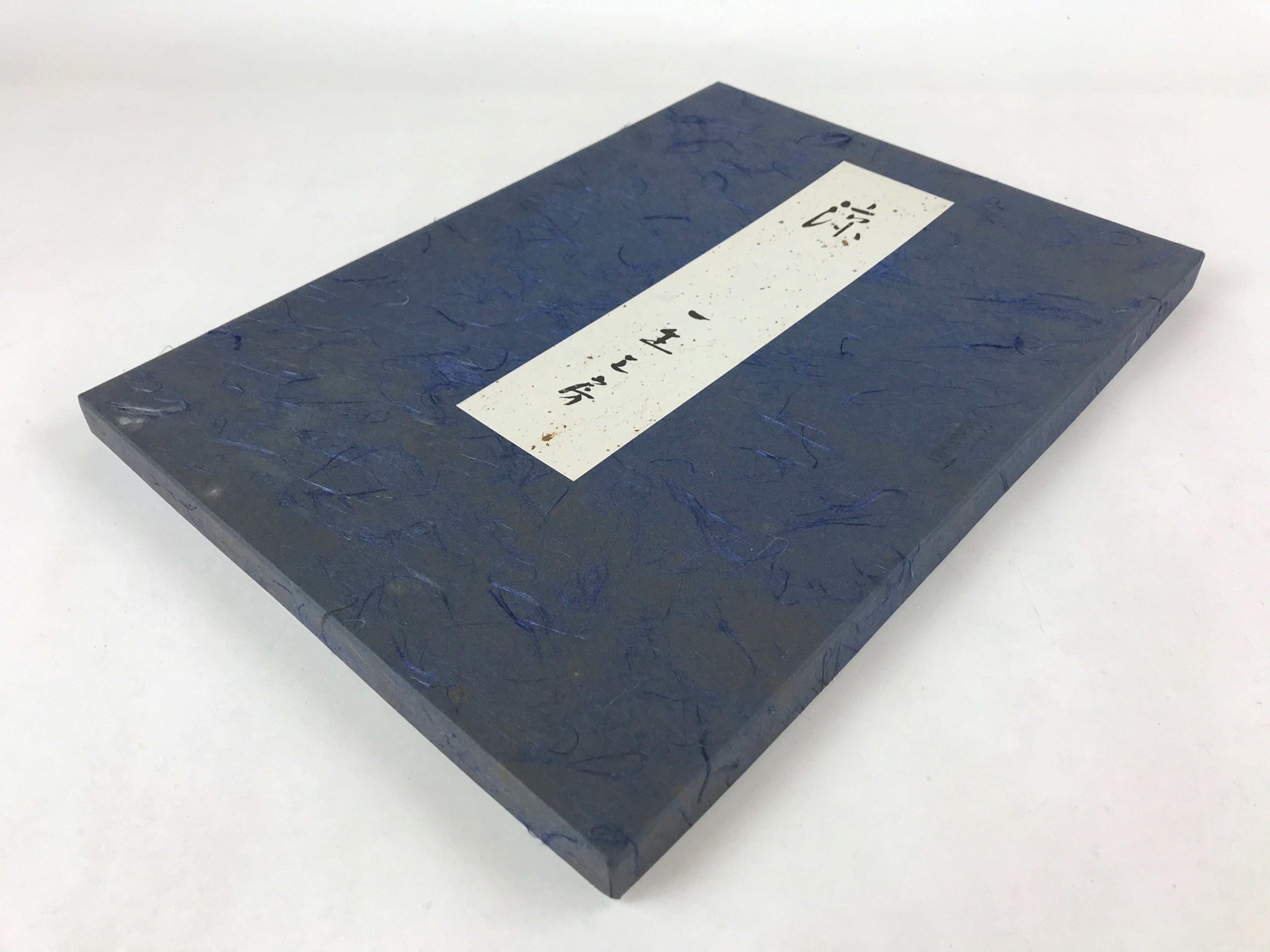 Japanese Paper Fan Uchiwa Vtg Issei Yamauchi Obara Washi Art Nemophila Blue U118