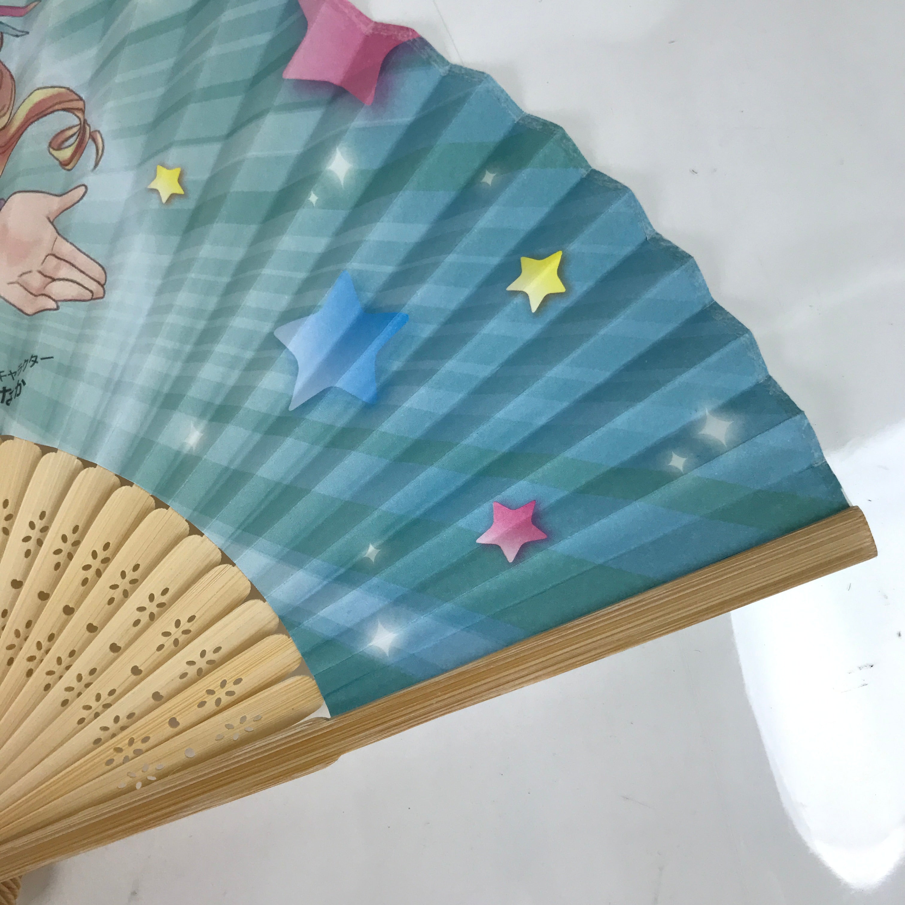 Japanese Paper Folding Fan Sensu Bamboo Frame Gifu Gaming Ukai Manaka 4D852