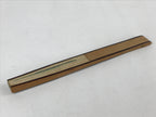 Japanese Paper Folding Fan Sensu Bamboo Frame Gourd Leaves Green 4D788