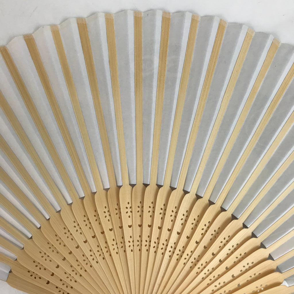 Japanese Paper Folding Fan Sensu Bamboo Frame Mild Seven Promotional Blue 4D855