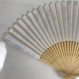 Japanese Paper Folding Fan Sensu Bamboo Frame Summer Shaved Ice Kakigori 4D838