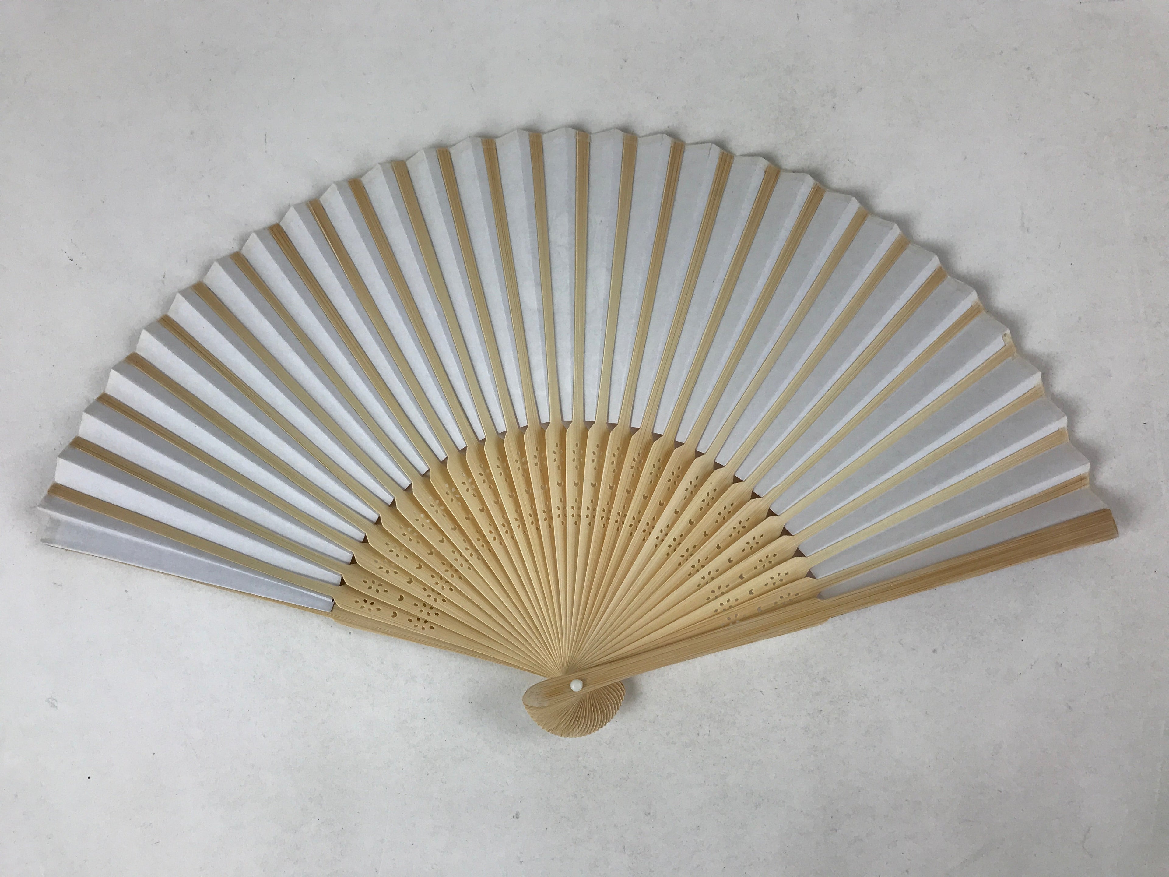 Japanese Paper Folding Fan Sensu Bamboo Frame Yebisu Beer Logo Red 4D765