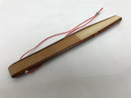 Japanese Paper Folding Fan Sensu Lacquered Bamboo Frame 1975 Expo Okinawa 4D899