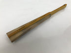 Japanese Paper Folding Fan Sensu Vtg Bamboo Calligraphy Noh Theatre Utai 4D940