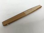 Japanese Paper Folding Fan Sensu Vtg Bamboo Frame Beige Red Sparkle Plants 4D972