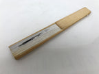 Japanese Paper Folding Fan Sensu Vtg Bamboo Frame Bicycle Racing Black 4D934