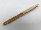 Japanese Paper Folding Fan Sensu Vtg Bamboo Frame Simple Blank White 4D888