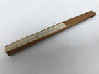 Japanese Paper Folding Fan Sensu Vtg Bamboo Frame Village Calligraphy 4D937