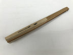 Japanese Paper Folding Fan Sensu Vtg Bamboo Frame White Kanji Calligraphy 5D29