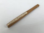Japanese Paper Folding Fan Sensu Vtg Bamboo Frame White Master Signature 5D32