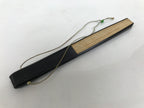 Japanese Paper Folding Fan Sensu Vtg Lacquer Bamboo Spider Lily Higanbana 4D905