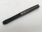 Japanese Paper Folding Fan Sensu Vtg Lacquered Bamboo Gold Silver Formal 4D907