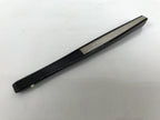 Japanese Paper Folding Fan Sensu Vtg Lacquered Bamboo Gold Silver Formal 4D957