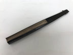 Japanese Paper Folding Fan Sensu Vtg Lacquered Bamboo Gold Silver Formal 4D960