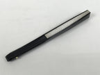 Japanese Paper Folding Fan Sensu Vtg Lacquered Bamboo Gold Silver Formal 5D7