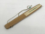 Japanese Paper Folding Fan Vtg Sensu Bamboo Frame White Green Sansho Berry 5D16