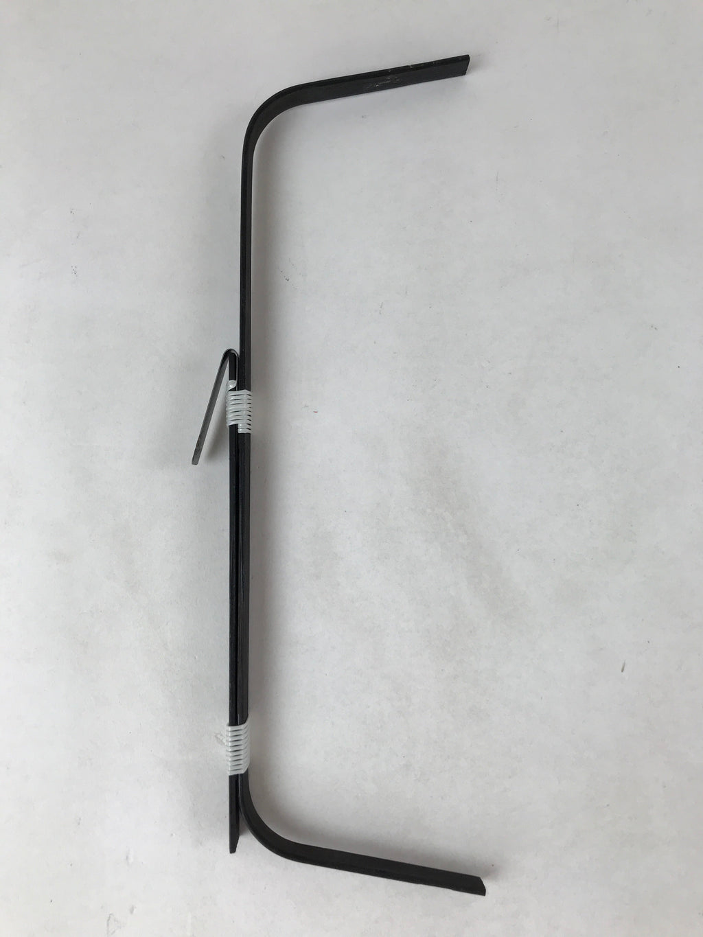 Japanese Paper Handheld Chochin Lantern Vtg Nagaragawa Fishing Black White LT76