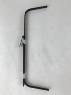 Japanese Paper Handheld Chochin Lantern Vtg Nagaragawa Fishing Black White LT76