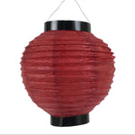 Japanese Paper Hanging Lantern Vtg Chochin Candle Holder Small Round Pink LT101