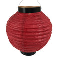 Japanese Paper Hanging Lantern Vtg Chochin Candle Holder Small Round Pink LT105