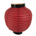 Japanese Paper Hanging Lantern Vtg Chochin Candle Holder Small Round Pink LT107