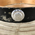 Japanese Paper Hanging Votive Lantern Vtg Kento Hinomaru White Red Black LT89