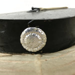 Japanese Paper Hanging Votive Lantern Vtg Kento Hinomaru White Red Black LT89