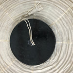 Japanese Paper Hanging Votive Lantern Vtg Kento Hinomaru White Red Black LT89