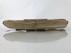 Japanese Paper Hanging Votive Lantern Vtg Kento Hinomaru White Red Black LT89