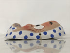Japanese Paper Mache Noh Mask Hyottoko Vtg Comical Nohmen Kagura Dance OM73