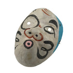 Japanese Paper Mache Noh Mask Hyottoko Vtg Comical Nohmen Kagura Dance OM75