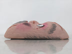 Japanese Paper Mache Noh Mask Hyottoko Vtg Comical Nohmen Kagura Dance OM76