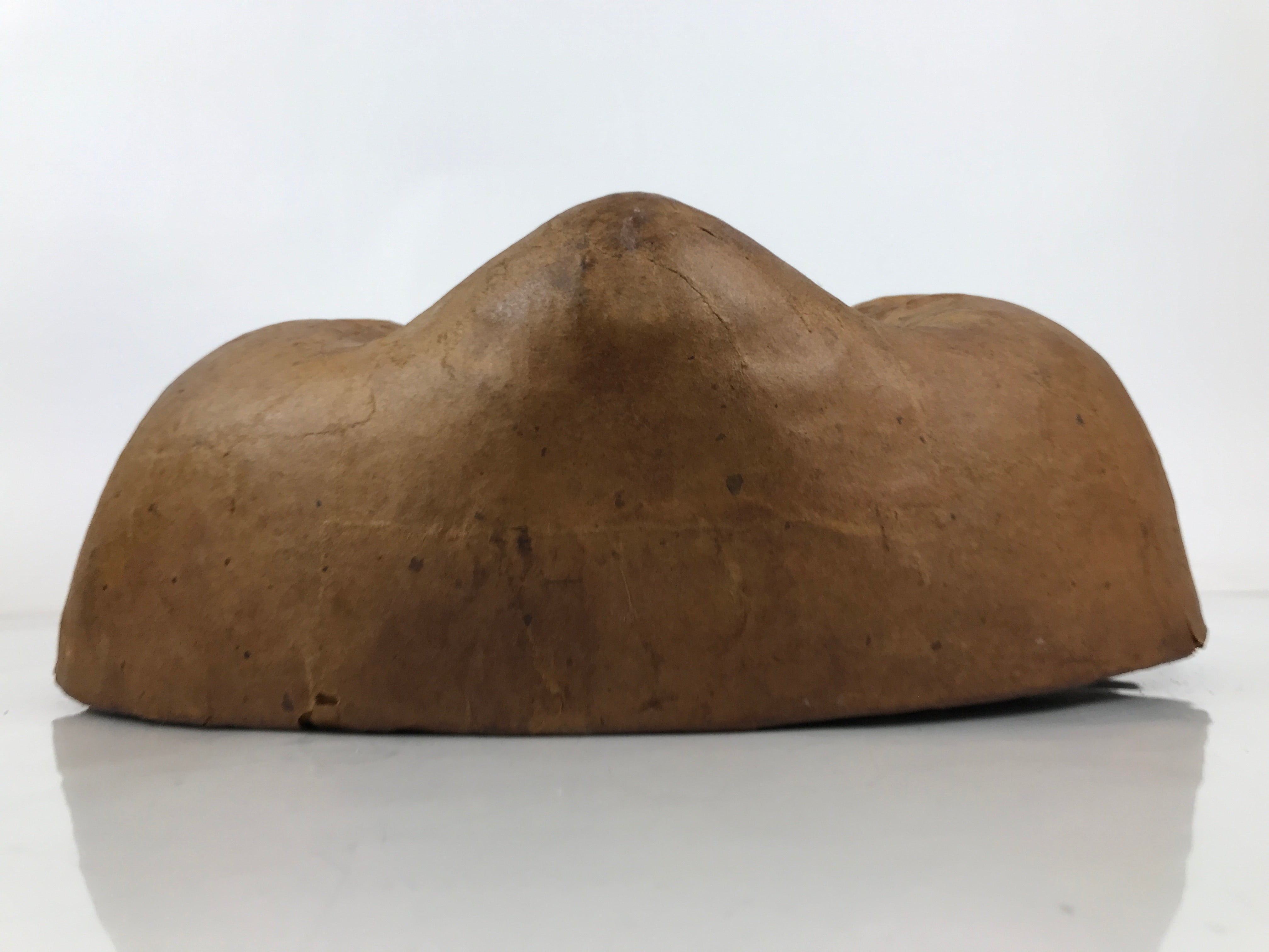 Japanese Paper Mache Noh Mask Okame Vtg Otafuku Smiling Woman Nohmen Kagura OM90