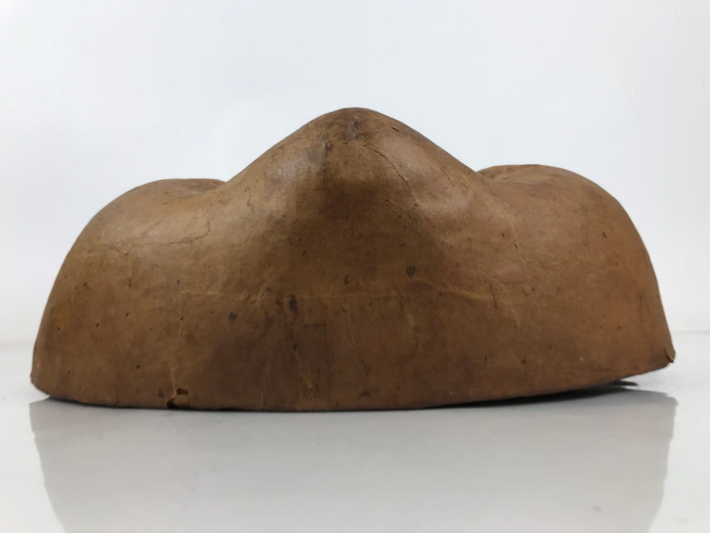 Japanese Paper Mache Noh Mask Okame Vtg Otafuku Smiling Woman Nohmen Kagura OM90
