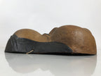Japanese Paper Mache Noh Mask Okame Vtg Otafuku Smiling Woman Nohmen Kagura OM90