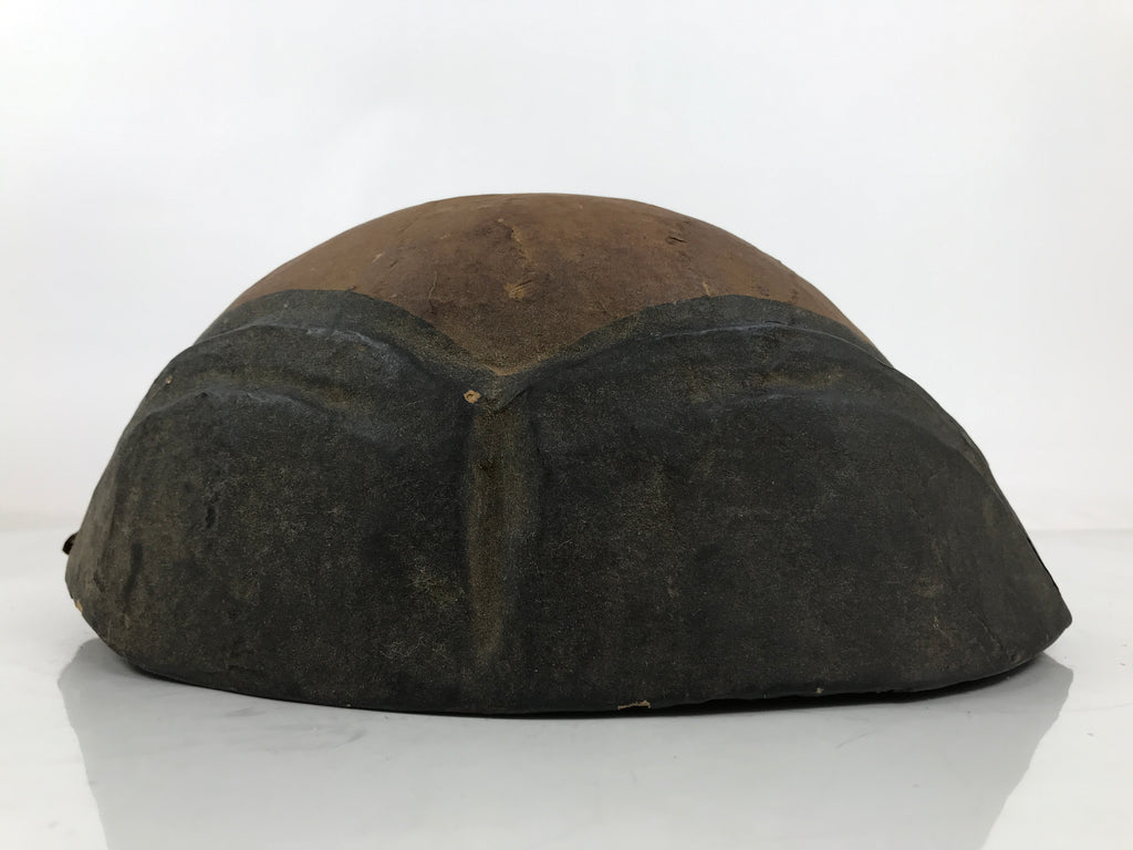 Japanese Paper Mache Noh Mask Okame Vtg Otafuku Smiling Woman Nohmen Kagura OM90