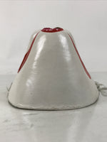 Japanese Paper Mache Noh Mask White Fox Vtg Kitsune Inari Nohmen Kagura OM82
