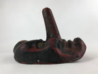 Japanese Paper Tengu Mask Vtg Dance Festival Show Performance Room Decor OM35