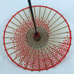 Japanese Paper Umbrella Parasol Wagasa Maigasa Geisha Red Cherry Blossom JK778